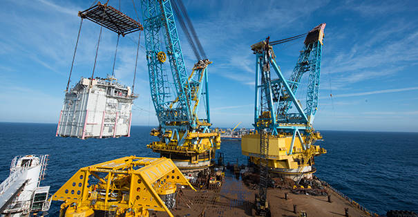 Installation of subsea module at Åsgard