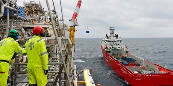 Skandi Mongstad, supply vessel at Norne