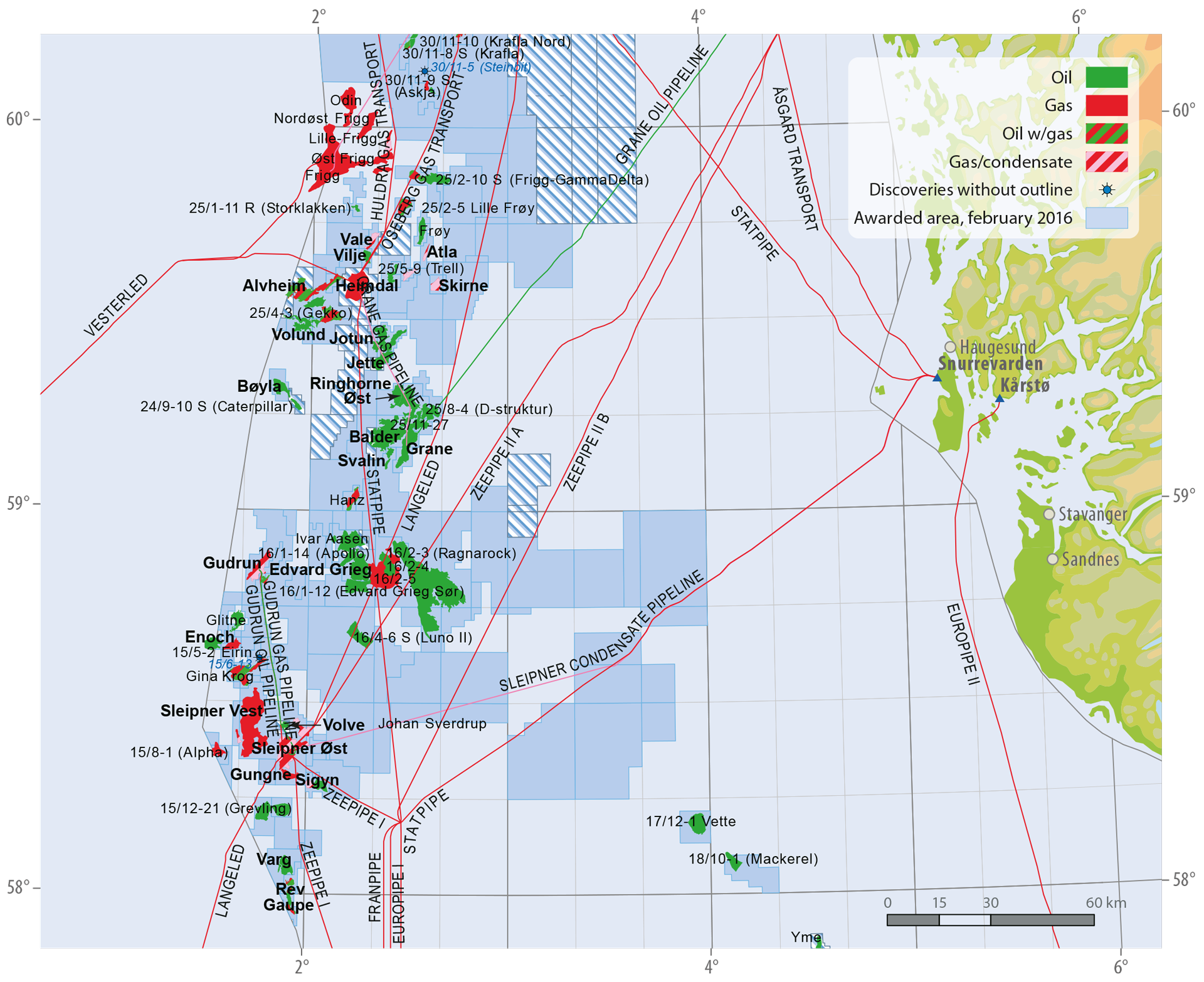Activity per sea area - Norwegian Petroleum