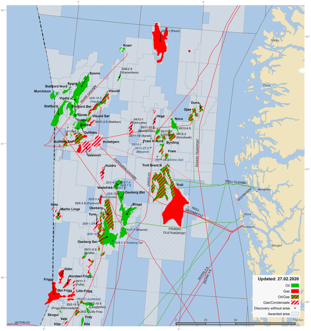 Activity per sea area - Norwegianpetroleum.no