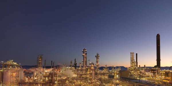 Picture of the Mongstad refinery