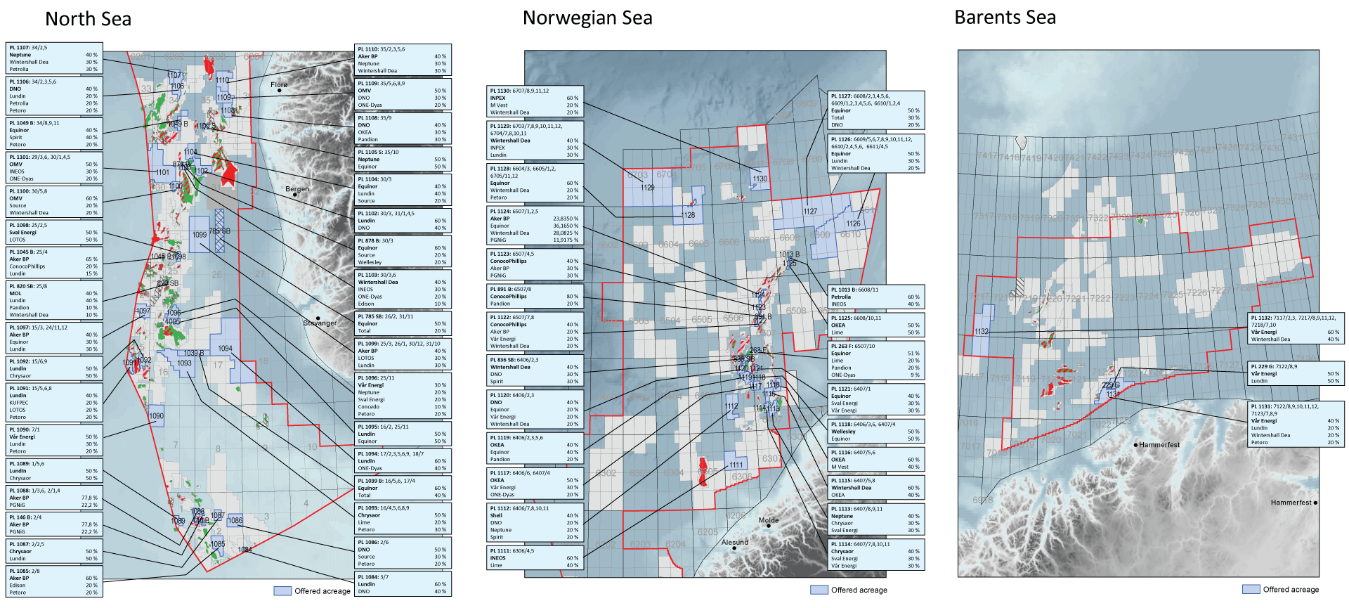 Licensing position and recent rounds - Norwegianpetroleum.no