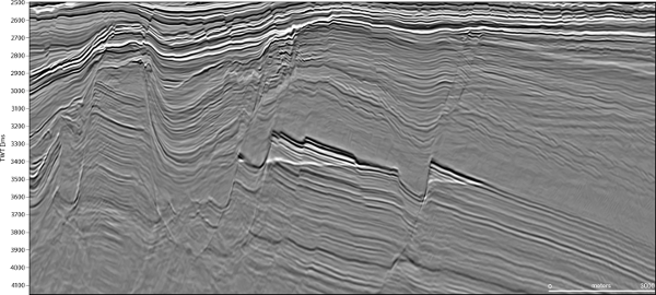 Seismisk profil / Seismic profile